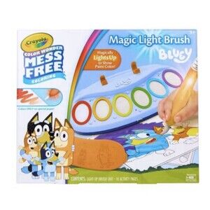Bluey Crayola Color Wonder Magic Light Brush Painting Kids Holiday Gift Set NEW